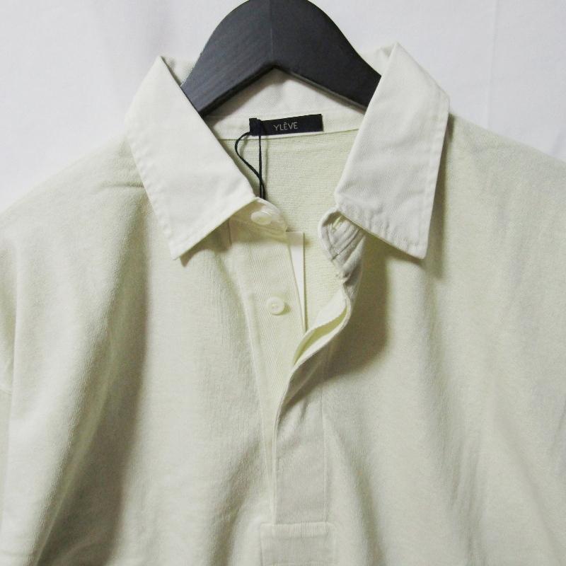 未使用 YLEVE イレーヴ OPEN END COTTON PIGMENT DYE RUGGER P/O 170  