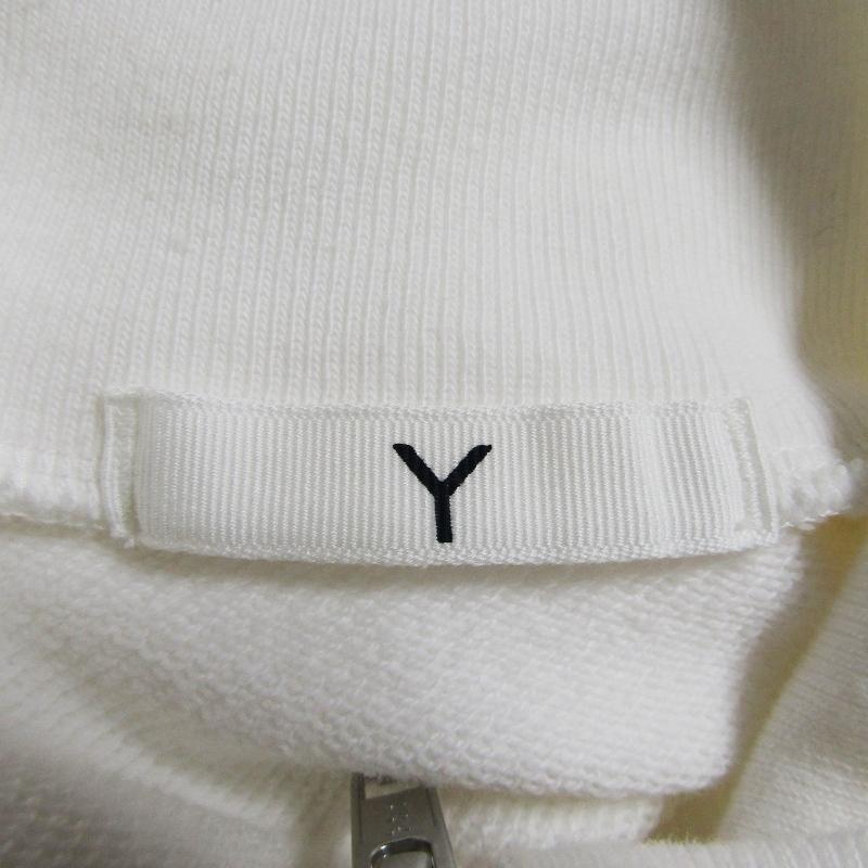 美品 Y ワイ ORGANIC COTTON BLEND HEAVY WEIGHT FLEECE HALF ZIP 170