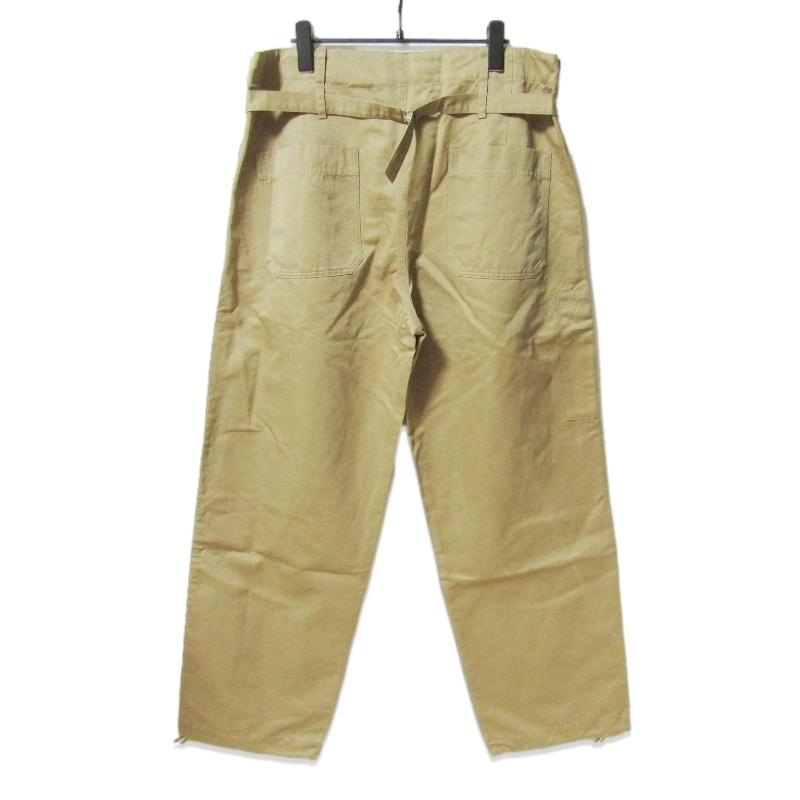 未使用 YLEVE イレーヴ FINX COTTON LAMIE TWILL TROUSERS 170-4240010