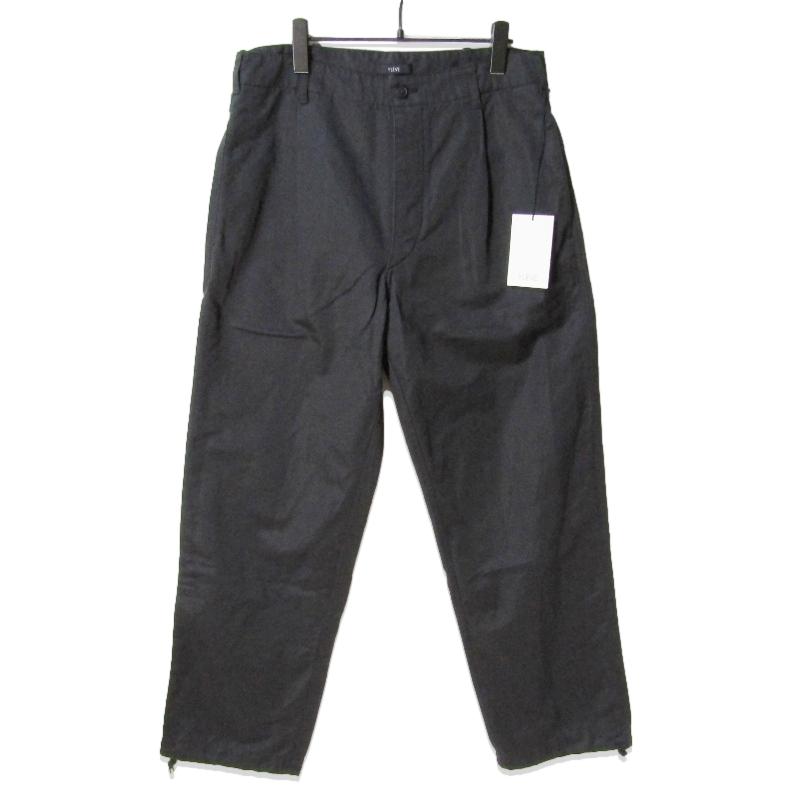 未使用 YLEVE イレーヴ FINX COTTON LAMIE TWILL TROUSERS 170-4240010