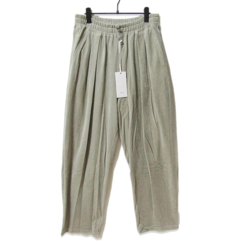 Graphpaper グラフペーパー コンパクトベロア イージーパンツ GM243