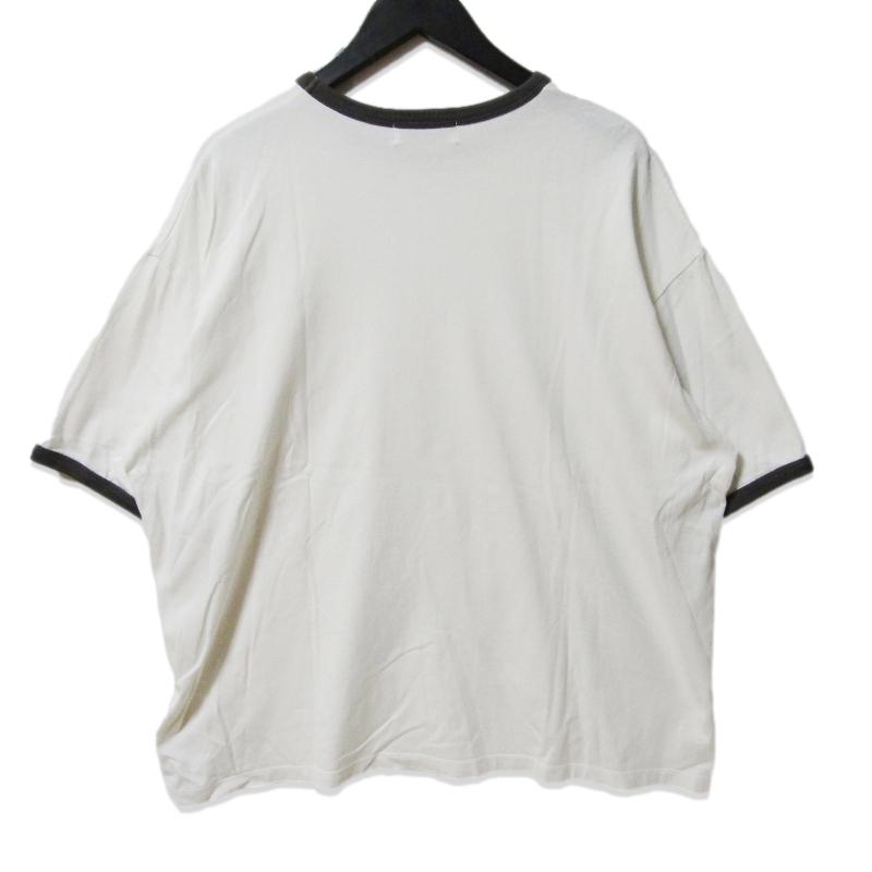 Graphpaper グラフペーパー 半袖Tシャツ GM231-70255B リンガーTシャツ