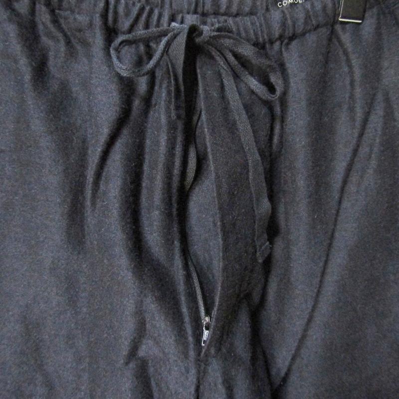 COMOLI コモリ ウールシルク ドローストリングパンツ S03-03003