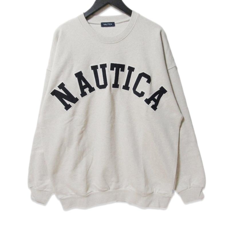 未使用 NAUTICA ノーティカ クルーネックスウェット 243-1252 裏毛