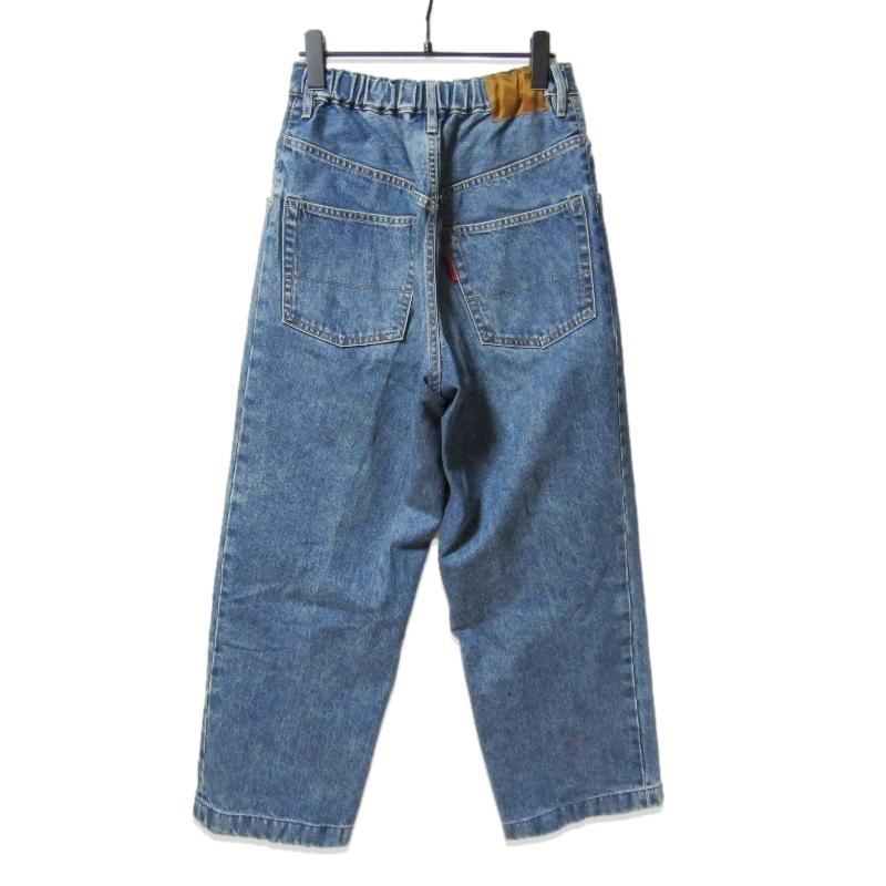 NEONSIGN ネオンサイン ワイドデニムパンツ N0344-e USED加工 ジップ