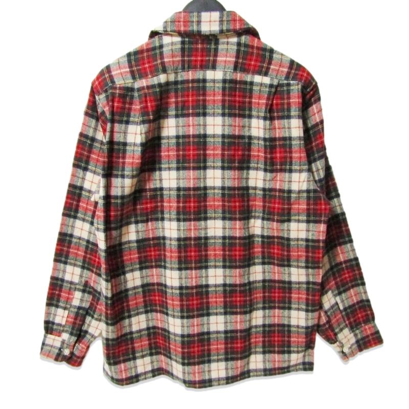 PENDLETON ペンドルトン USA製 ウール チェック シャツ Mサイズ PENDLETON（ペンドルトン） 長袖チェックシャツ USA製 ウール