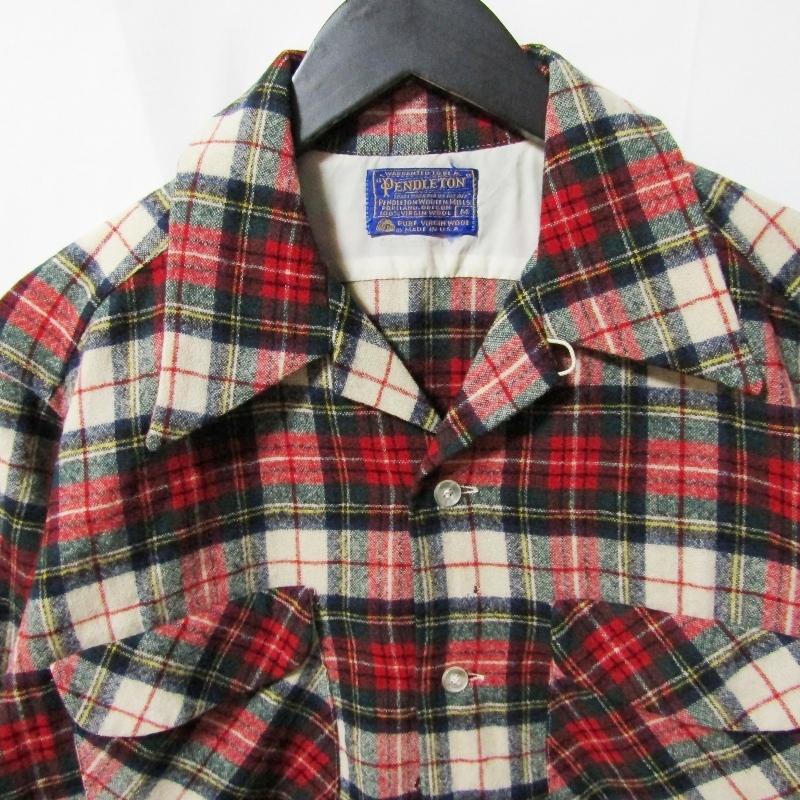 PENDLETON（ペンドルトン） 長袖チェックシャツ USA製 ウール