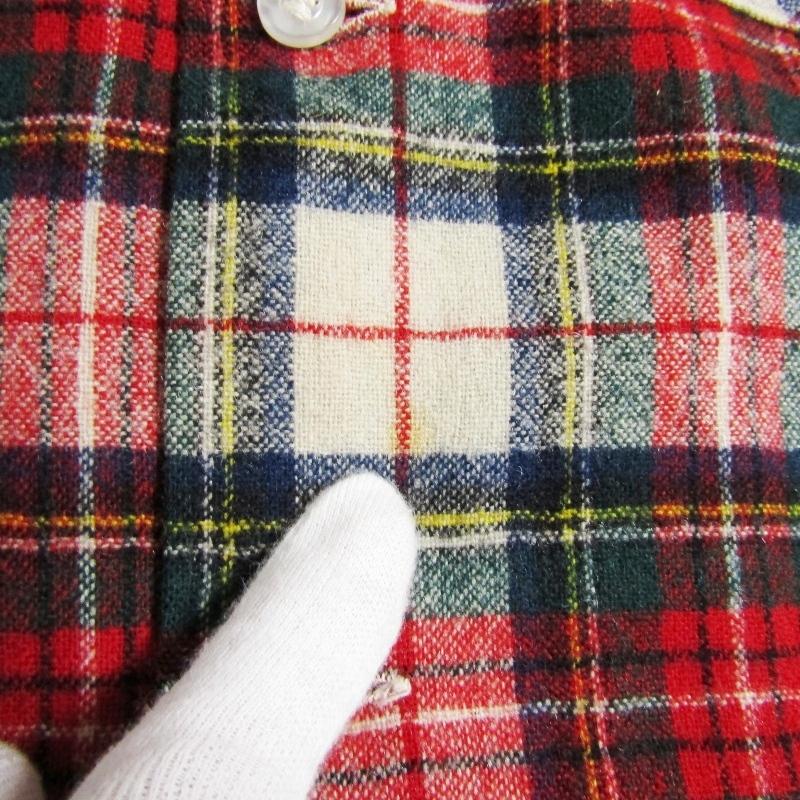 PENDLETON（ペンドルトン） 長袖チェックシャツ USA製 ウール