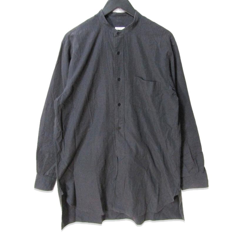 COMOLI コモリ バンドカラーシャツ U03-02002 日本製 長袖シャツ