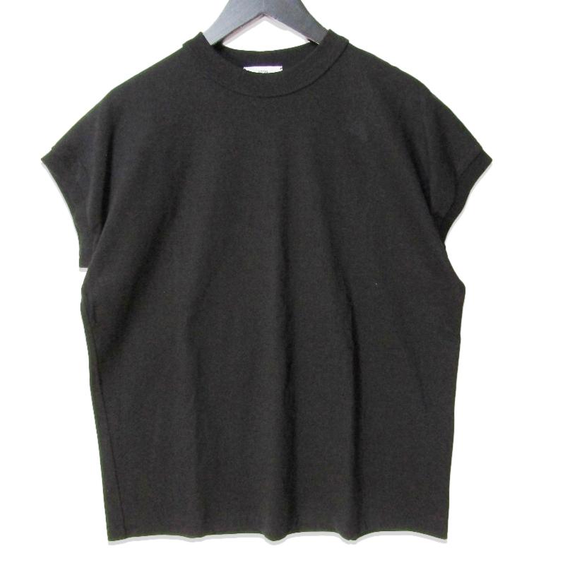 ATON エイトン ノースリーブTシャツ ブラック 黒 1 27112123