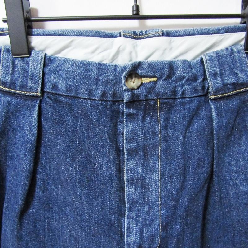 美品 Steven Alan スティーブンアラン ワイドデニムパンツ 8114-173