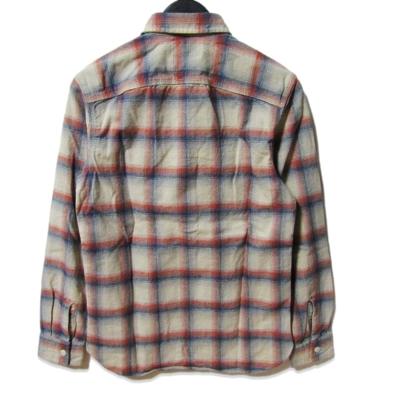 RRL オンブレ チェック クリンクル コットン ブラウス RRL オンブレ チェック クリンクル コットン ブラウス RRL オンブレ