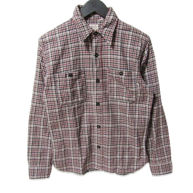 美品 THE FLATHEAD フラットヘッド 長袖シャツ 千鳥格子 GLORY PARK