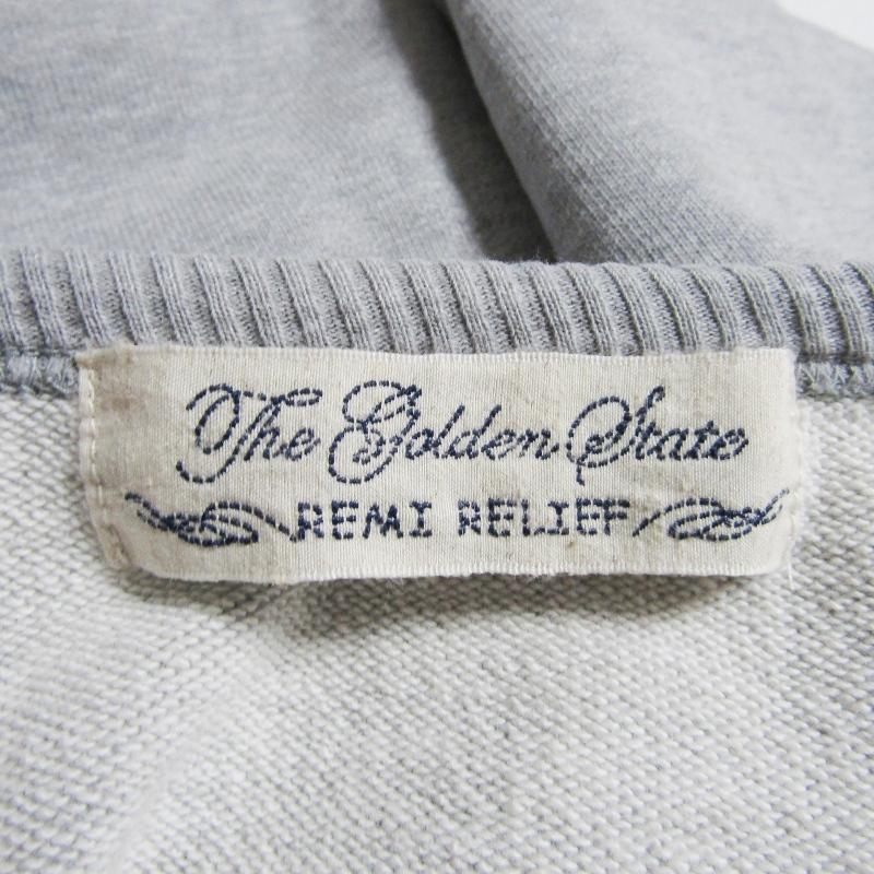 REMI RELIEF（レミ レリーフ） スウェット 半袖 コットン 日本製 