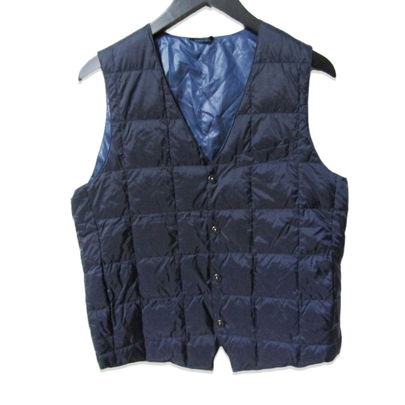 TAION タイオン ダウンベスト キルティング シングル ジレ インナー