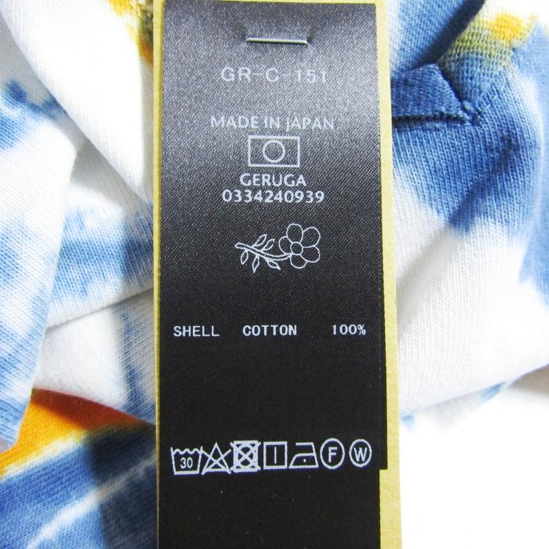 未使用 GERUGA ゲルガ Vネック タイダイ長袖Tシャツ GR-C-151B V-NECK