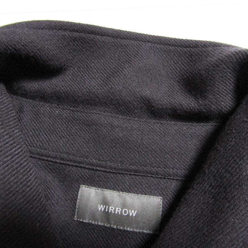 WIRROW ウィロウ ウール 長袖シャツ 531320-224 Botany Wool Regular