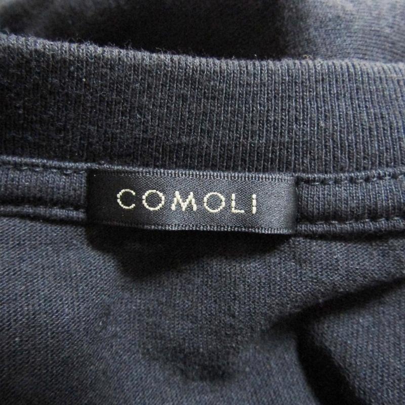 COMOLI コモリ コットンジャージ長袖Tシャツ Z01-05026 クルーネック