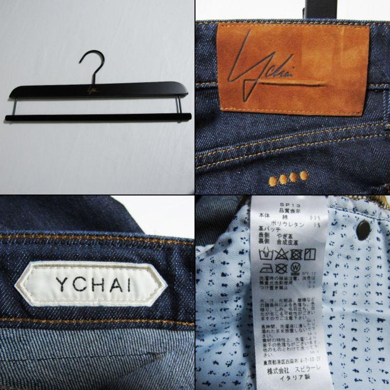 美品 YCHAI イカイ デニムパンツ TORPEDO YPU005 トルペード ジップ 