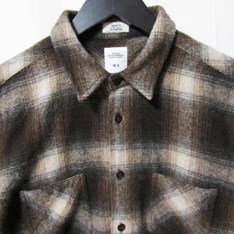美品 BEDWIN & THE HEARTBREAKERS ベドウィン 長袖チェックシャツ