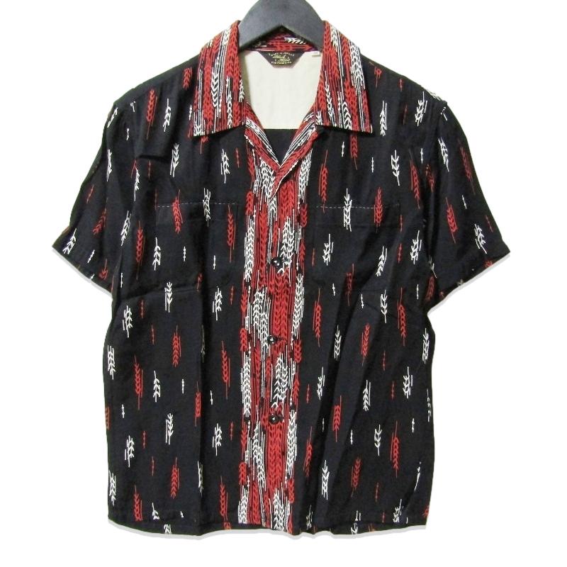 BLACK MINT フラットヘッド 半袖シャツ ブラックミント レーヨン