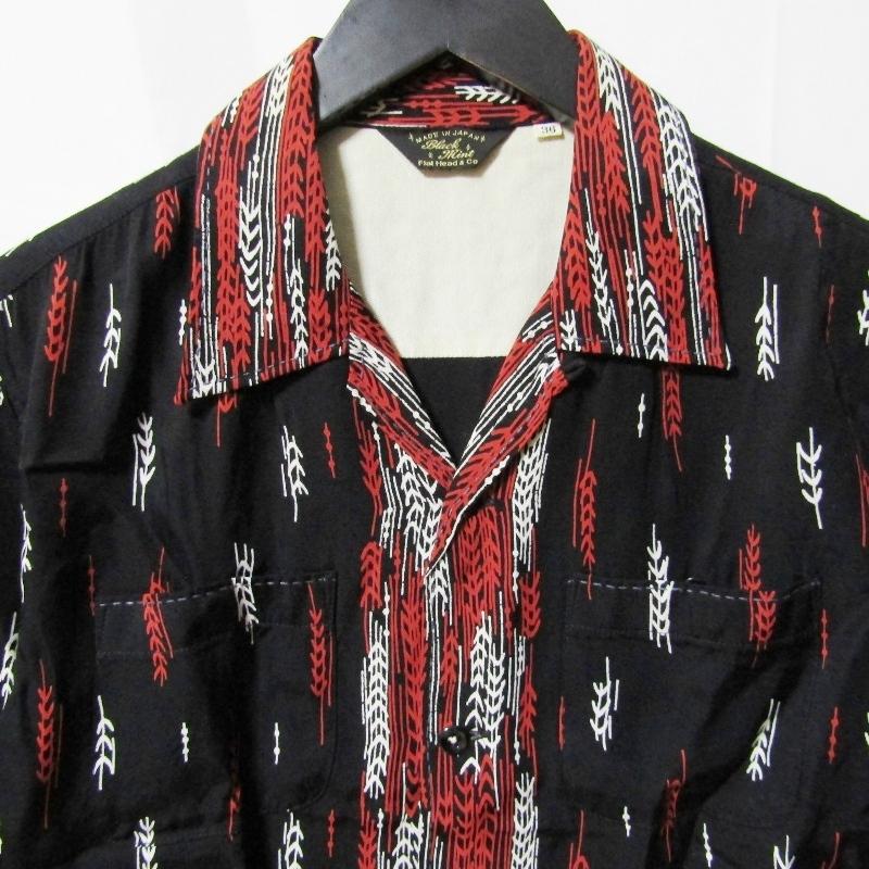 BLACK MINT フラットヘッド 半袖シャツ ブラックミント レーヨン