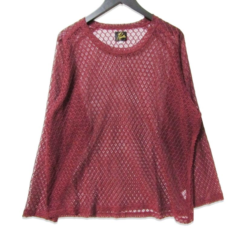 Needles（ニードルス） 美品 レースTシャツ RW341 L/S U-Neck