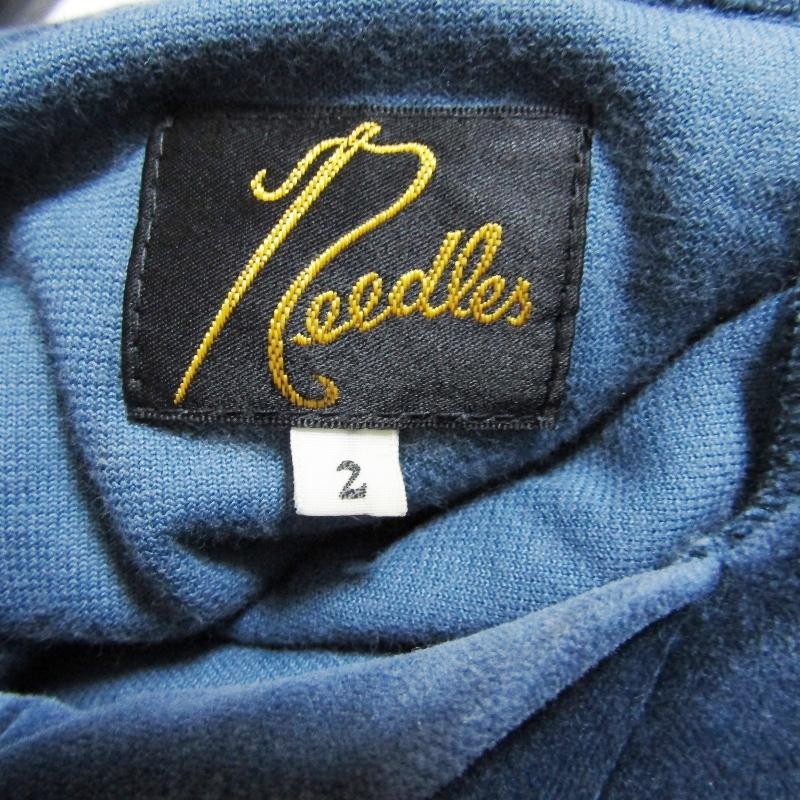 K*j様 Needles Track Hoodie ベロア パーカー ブルー×ホ NEEDLES[ニードルズ] 23AW Track Hoody-C/Pe Velour