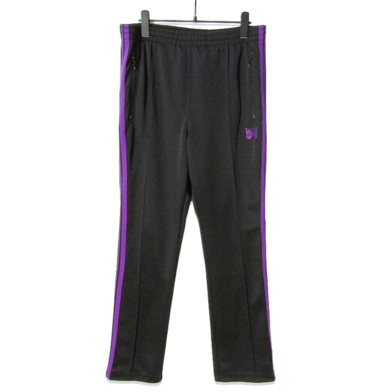 Needles 黒×紫 トラックパンツ ストレート TRACK PANT - MOONLOID EXCLUSIVE|トラックパンツ - ムーンロイド