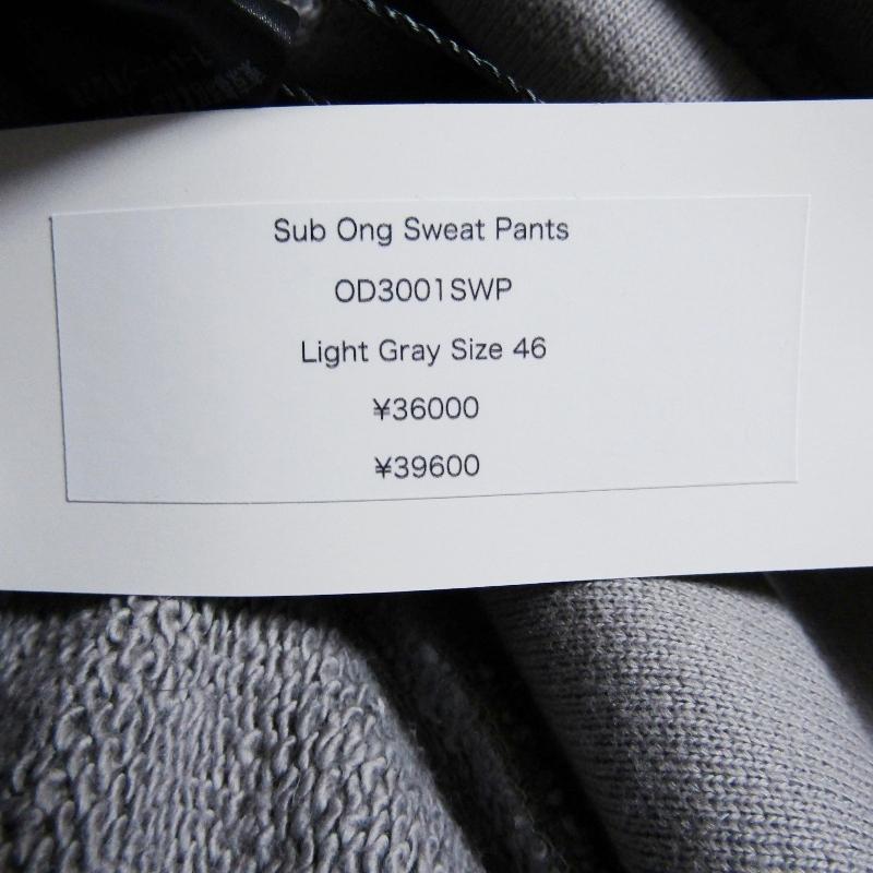 未使用 OPPOSE DUALITY オポーズデュアリティ Sub Ong Sweat Pant