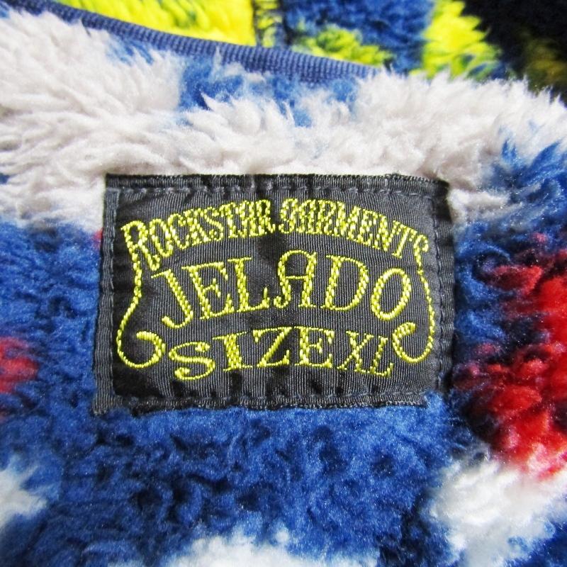 JELADO ジェラード フリースパーカ JRGB707 NATIVE PRINT FLEECE PARKA 70s jelado zip parka