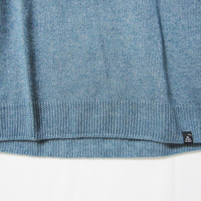 未使用 STATIC スタティック Roar Relax Hoody 44503 リラックスフーディ ニット プルオーバーパーカー Blue Fluorite S/M 27113146_3