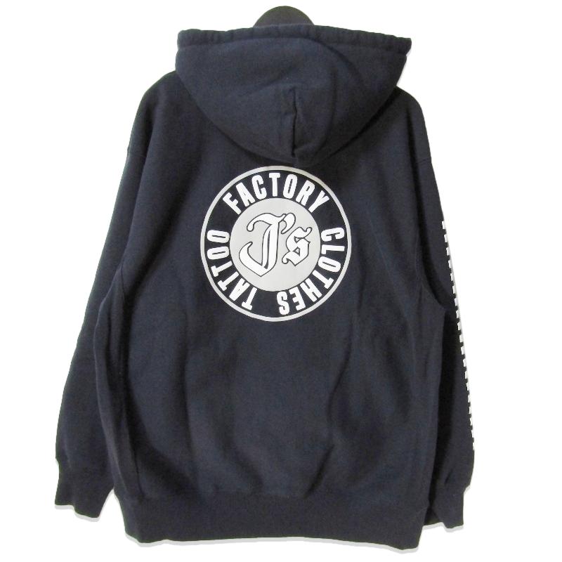 JSF ジェシーズショップアンドファクトリー ジップパーカー J's CULTURE ZIP HOODIE カルチャー フーディ 12oz ネイビー XXL 27113157_1