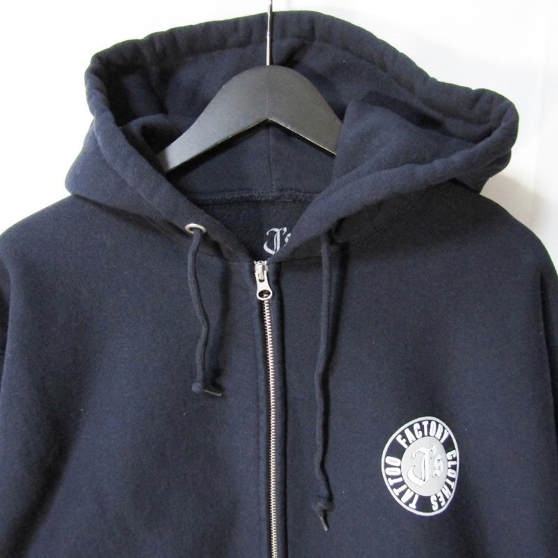 JSF ジェシーズショップアンドファクトリー ジップパーカー J's CULTURE ZIP HOODIE カルチャー フーディ 12oz ネイビー XXL 27113157_2
