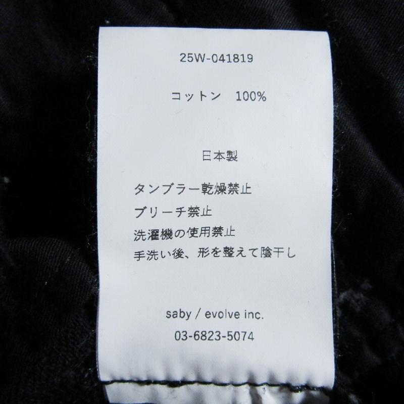 未使用 saby サバイ SEMI FLARE PANTS 25W-041819 セミフレアパンツ デニムパンツ 日本製 ブラック 黒 M 27113179 未使用 saby サバイ SEMI FLARE PANTS 25W-041819 セミフレアパンツ