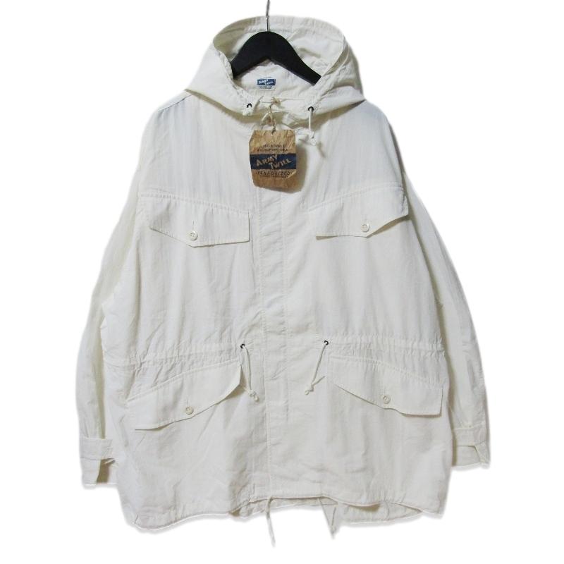 未使用 ARMY TWILL アーミーツイル Nylon OX Hooded Coat AM-2414002 ナイロンオックス フーデッドコート ミリタリー L.KHAKI L 27113633 未使用 ARMY TWILL アーミーツイル Nylon OX Hooded Coat AM-2414002