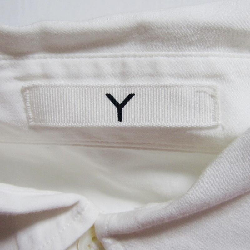 未使用 Y ワイ 長袖シャツ 165-5150385 ORGANIC COTTON WASHER SATIN