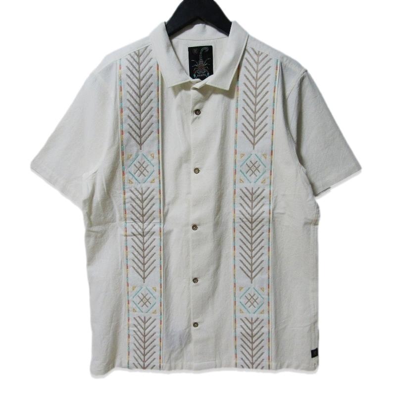 ROARK ロアーク 半袖シャツ LA BODA GONZO SS WOVEN オープンカラー 