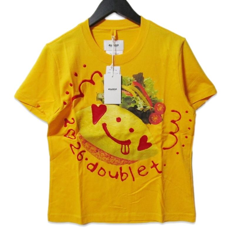 未使用 doublet ダブレット KETCHUP MESSAGE OMURICE T-SHIRT 