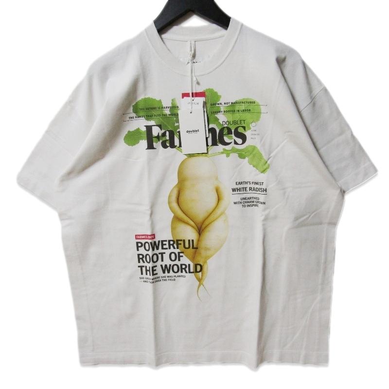 未使用 doublet ダブレット FARMES MAGAZINE COVER T-SHIRT