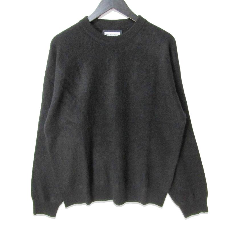 美品 MAISON SPECIAL メゾンスペシャル クルーネックニット 
