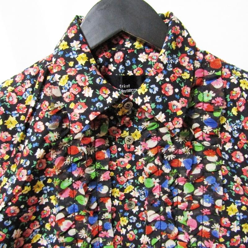 美品 tricot COMME des GARCONS トリココムデギャルソン 長袖シャツ TH 