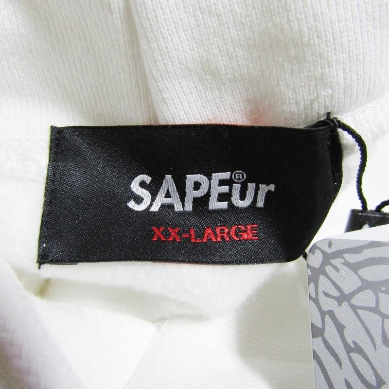 未使用 SAPEur サプール FLAME LOGO HEAVY WEIGHT HOODIE A0022-228