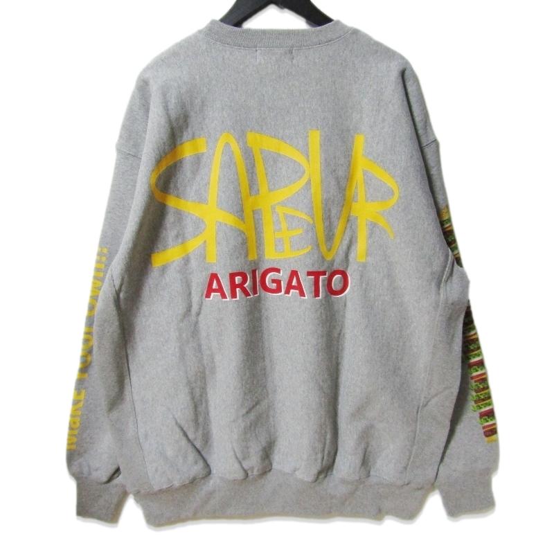 未使用 SAPEur サプール BURGER CREW SWEAT A0021-209 スウェット