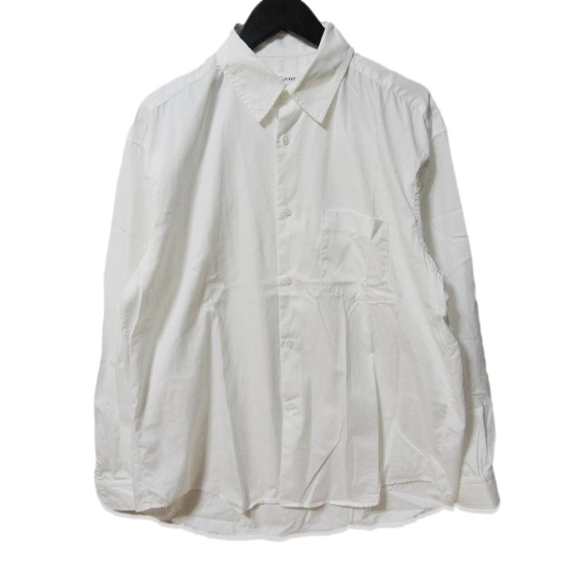 cornier コルニエ　コットン100%　長袖シャツ　サイズS Cornier コルニエ 長袖シャツ FINX COTTON TWILL REGULAR COLLAR