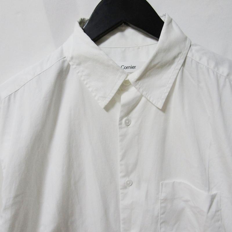 Cornier コルニエ 長袖シャツ FINX COTTON TWILL REGULAR COLLAR