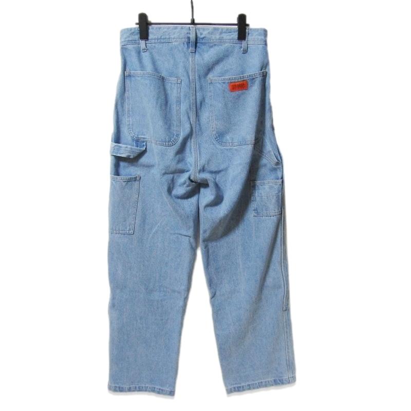 UNIVERSAL OVERALL ユニバーサルオーバーオール ダブルニー デニムパンツ U2513664-A WNEE DENIM ペインター インディゴ M 27113843 UNIVERSAL OVERALL ユニバーサルオーバーオール ダブルニー デニム