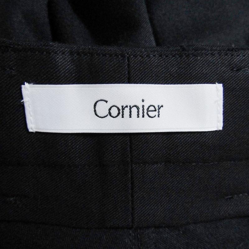 Cornier コルニエ スラックス ウール 1タック シングルタック 日本製