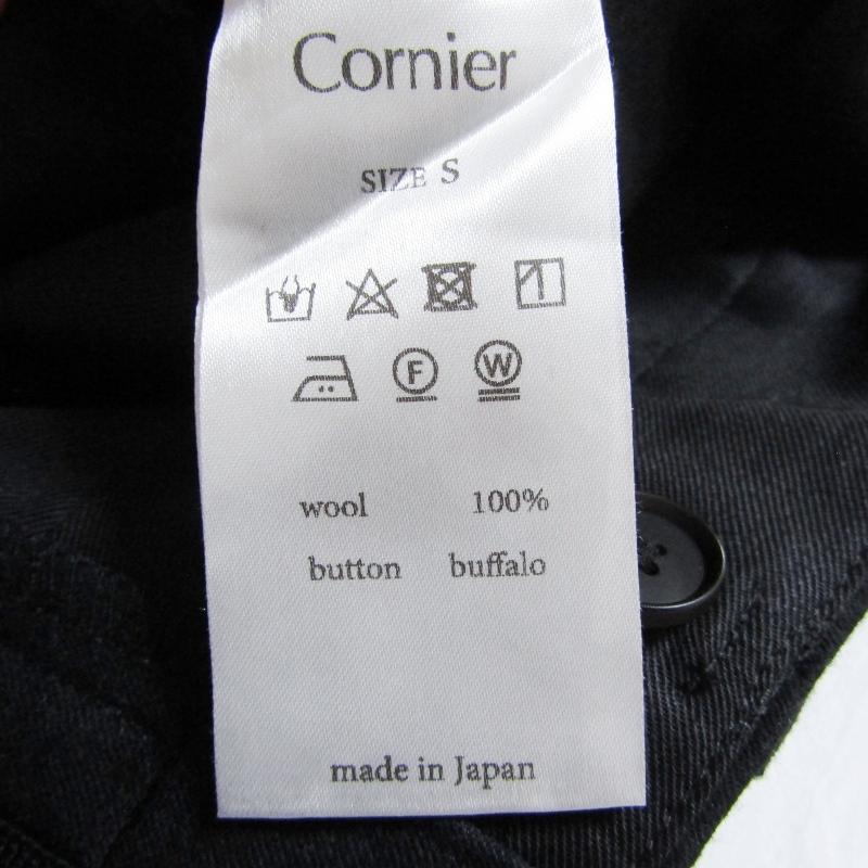 Cornier コルニエ スラックス ウール 1タック シングルタック 日本製