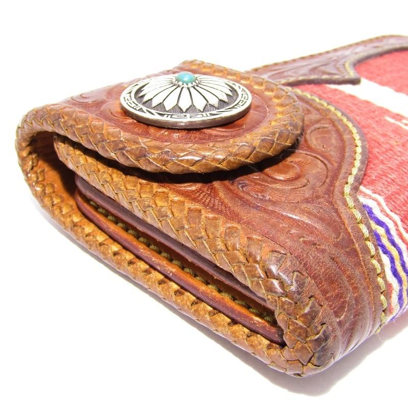 サード SAAD SV925 オルテガ チマヨラグ カービングレザー 長財布